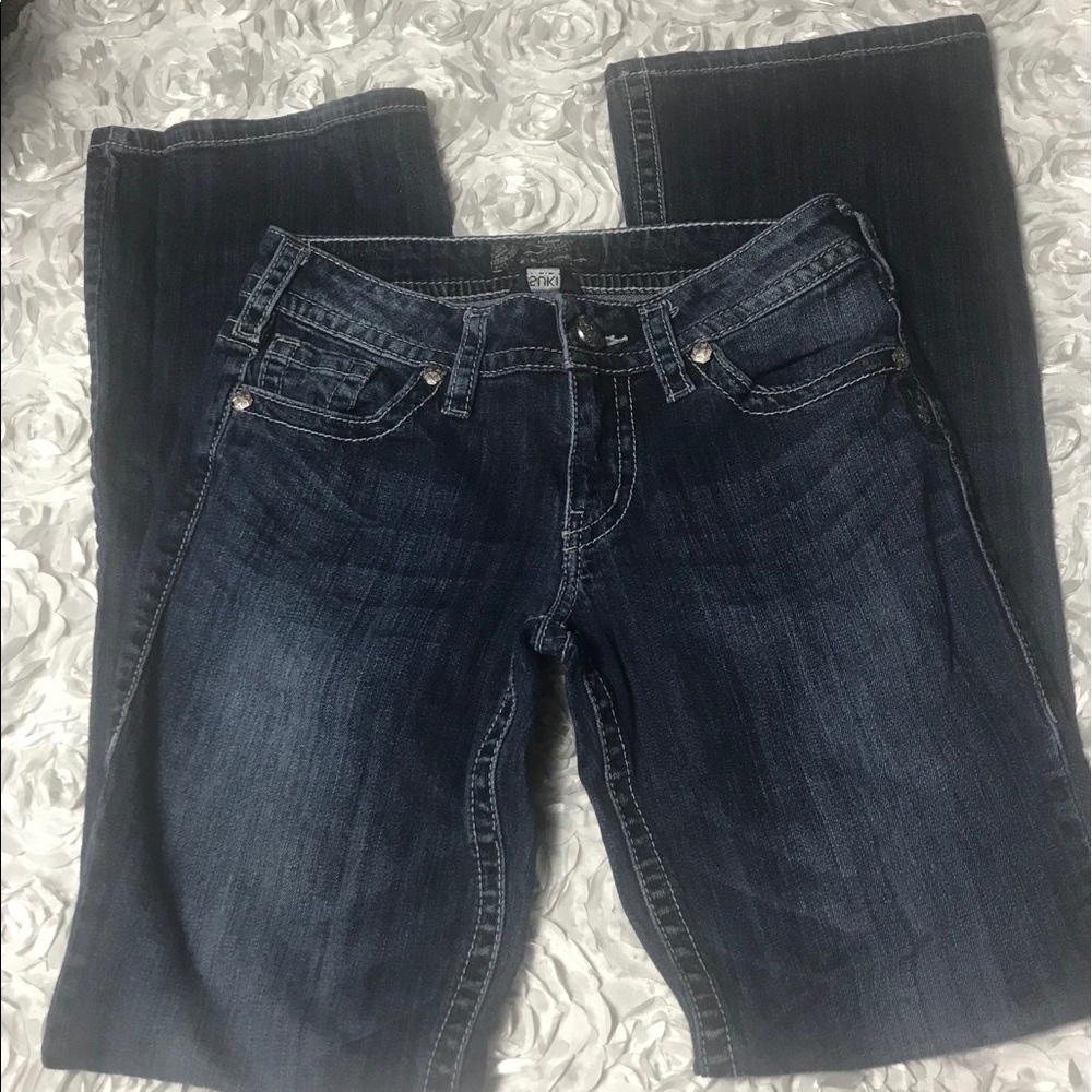 Silver Suki Jeans